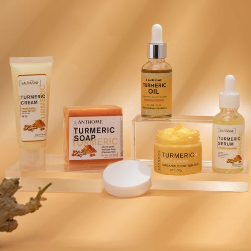 GlowRoot™ – 5-Piece Turmeric Skincare Kit for Radiant Skin