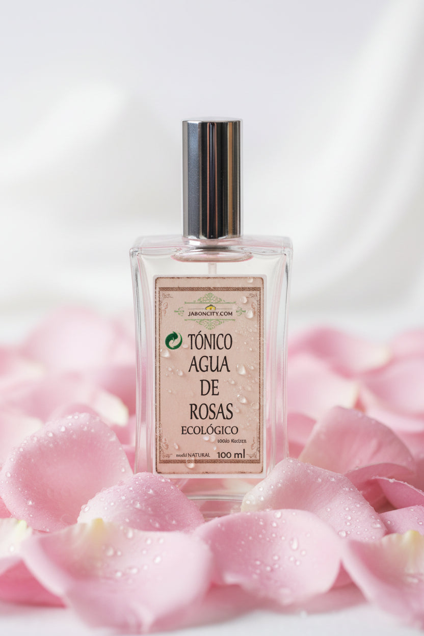 Tónico agua de rosas